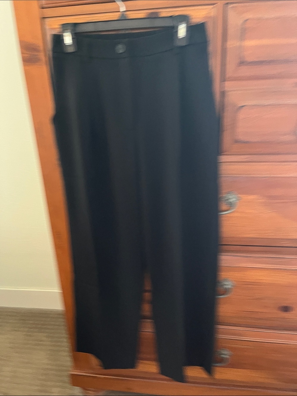 Dress Forum Black Wide Leg Trousers Size Medium NWT